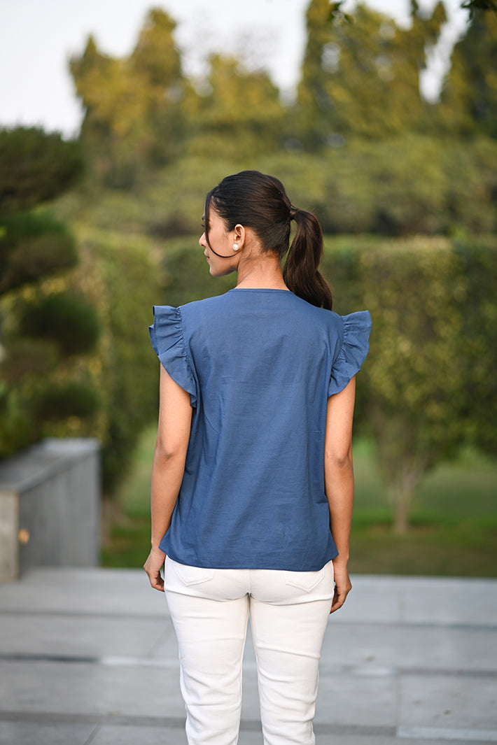 Blue Calm Top