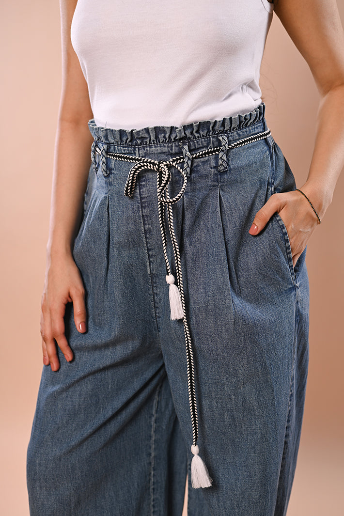 Denim Dori Wide Pants