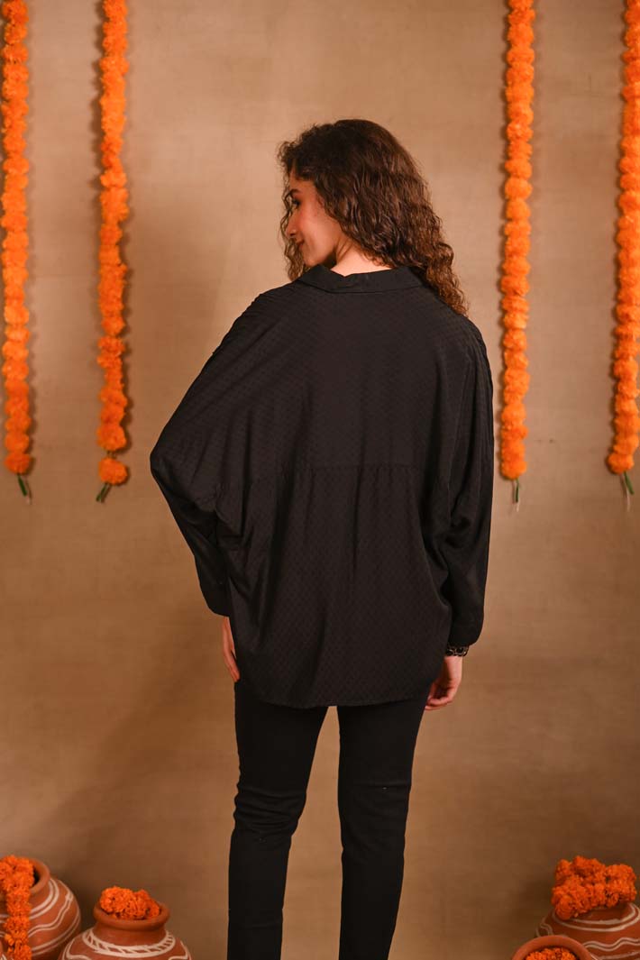 Black Top with Gold Stars