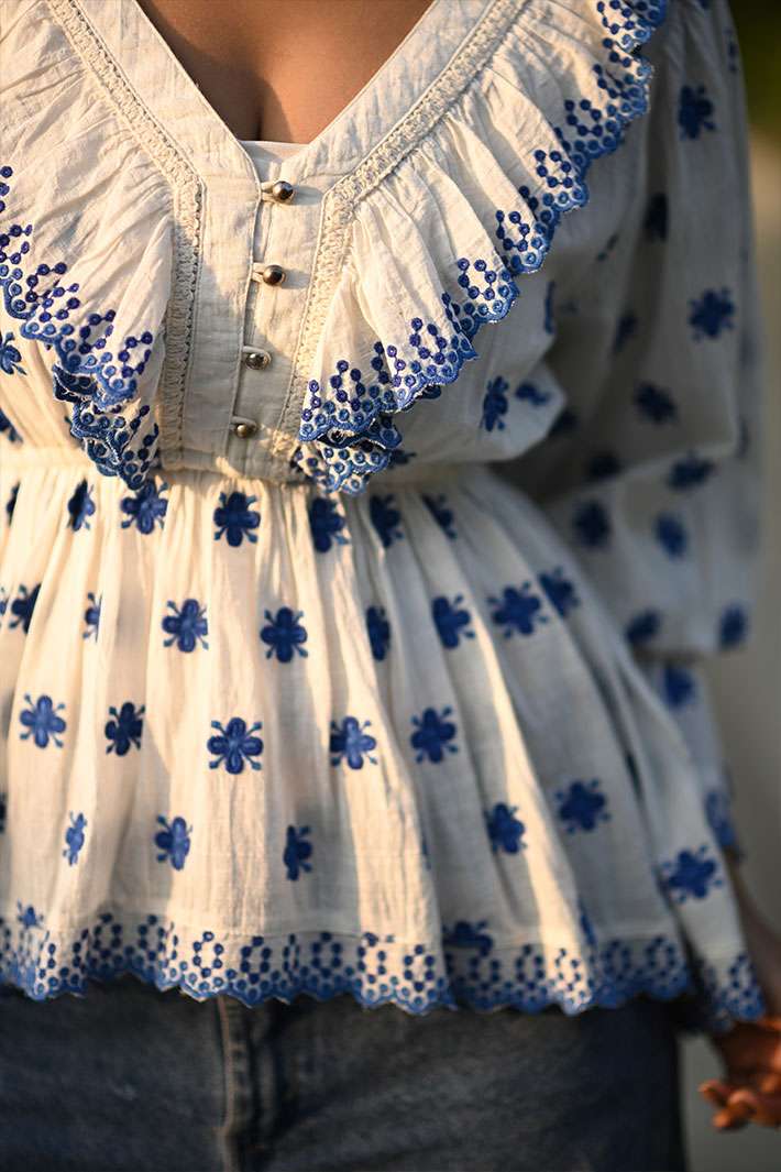Blue Clover Top