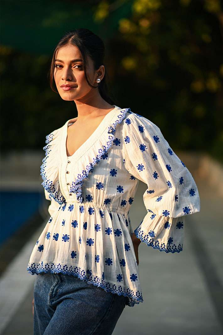 Blue Clover Top