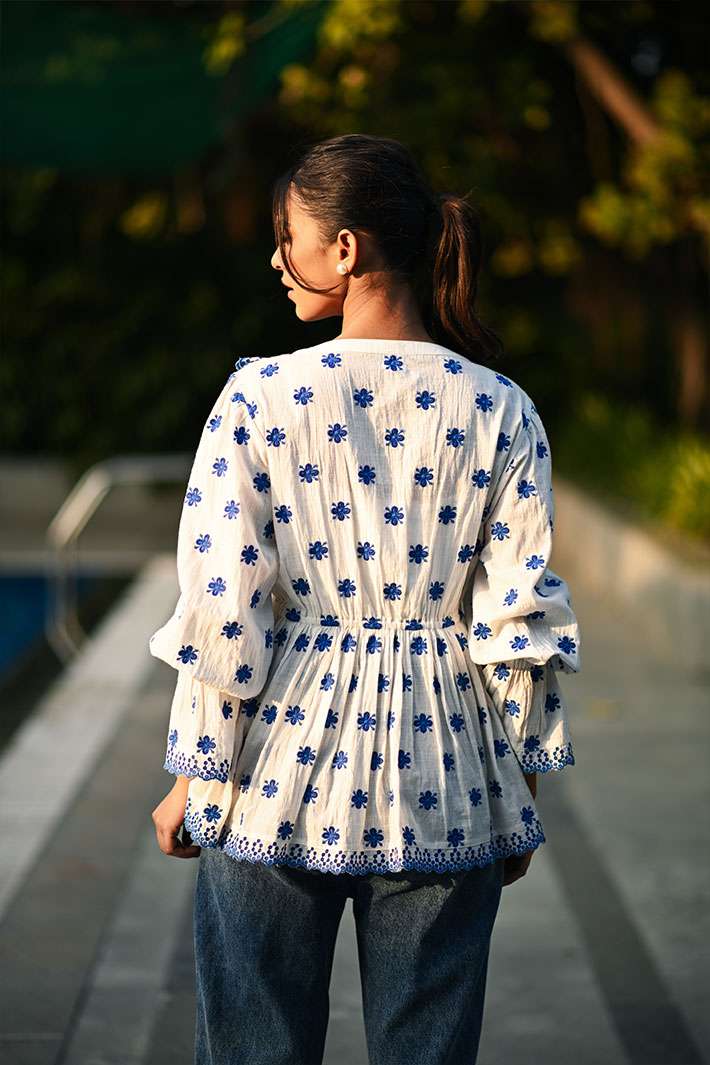 Blue Clover Top