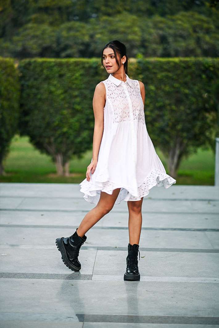 White Lace Dress