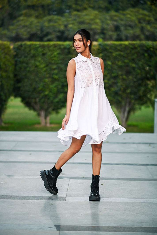 White Lace Dress