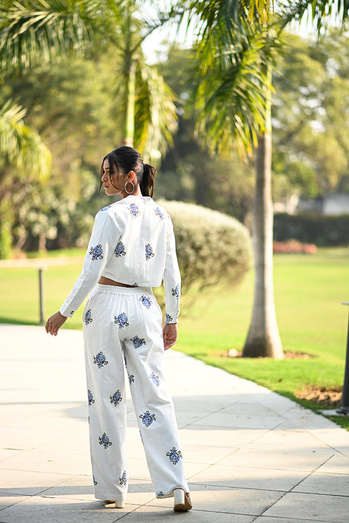 Blue Rose Co-ord Set
