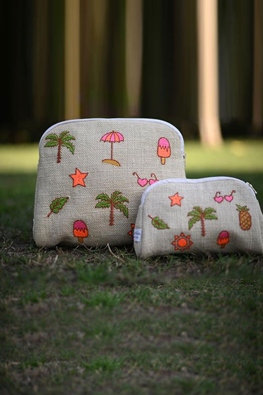 Beach Jute Pouch