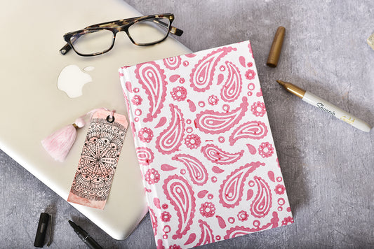 Pink Paisley Notebook