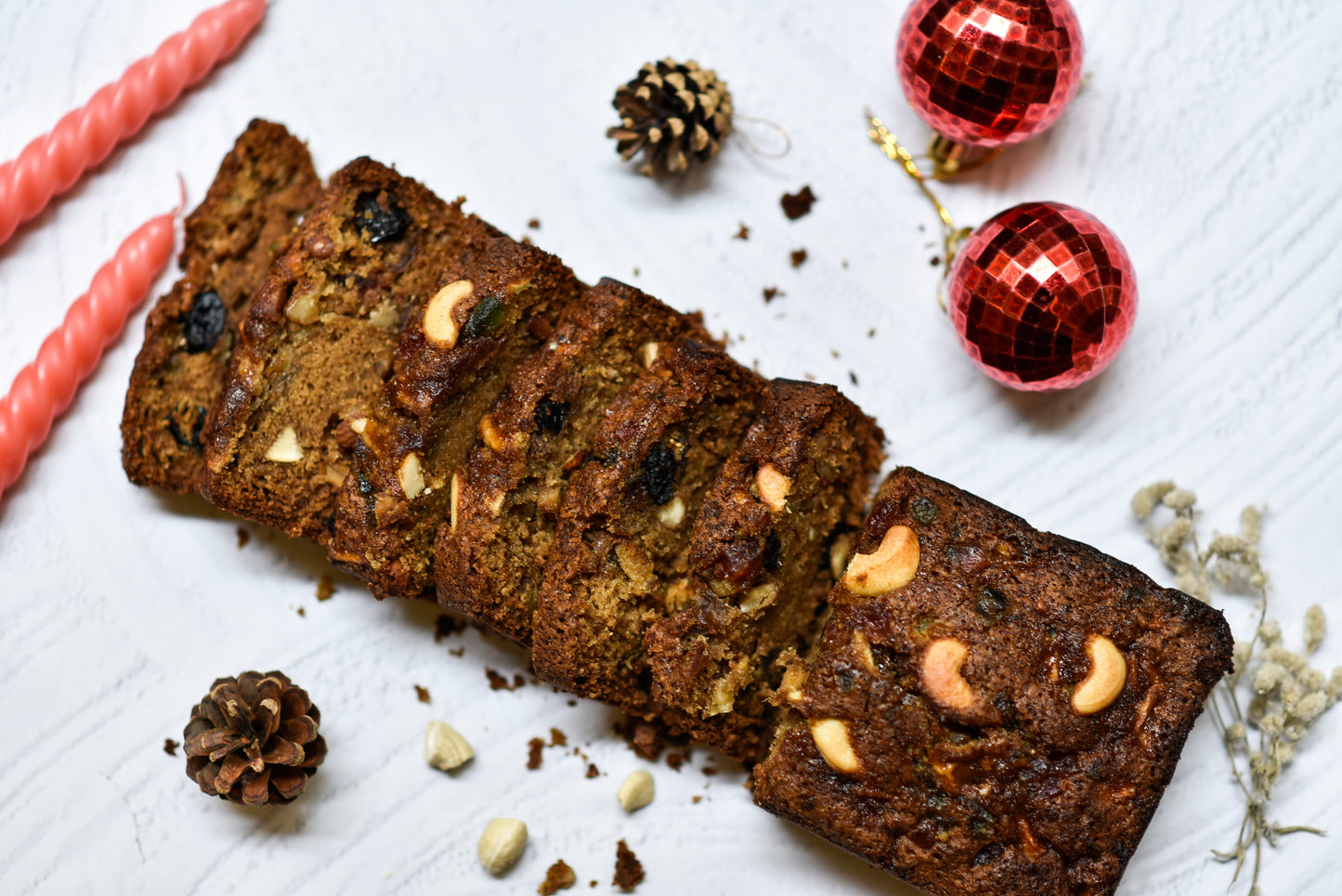 Christmas Fruitcake Loaf