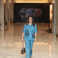 BIG FLOWER DENIM SET