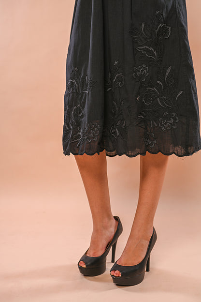 Black Floral Dress