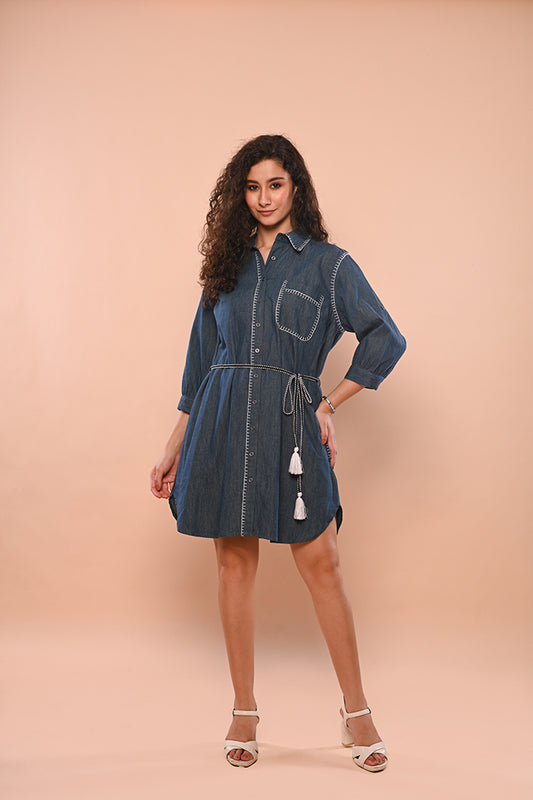 Denim Shirt Dress