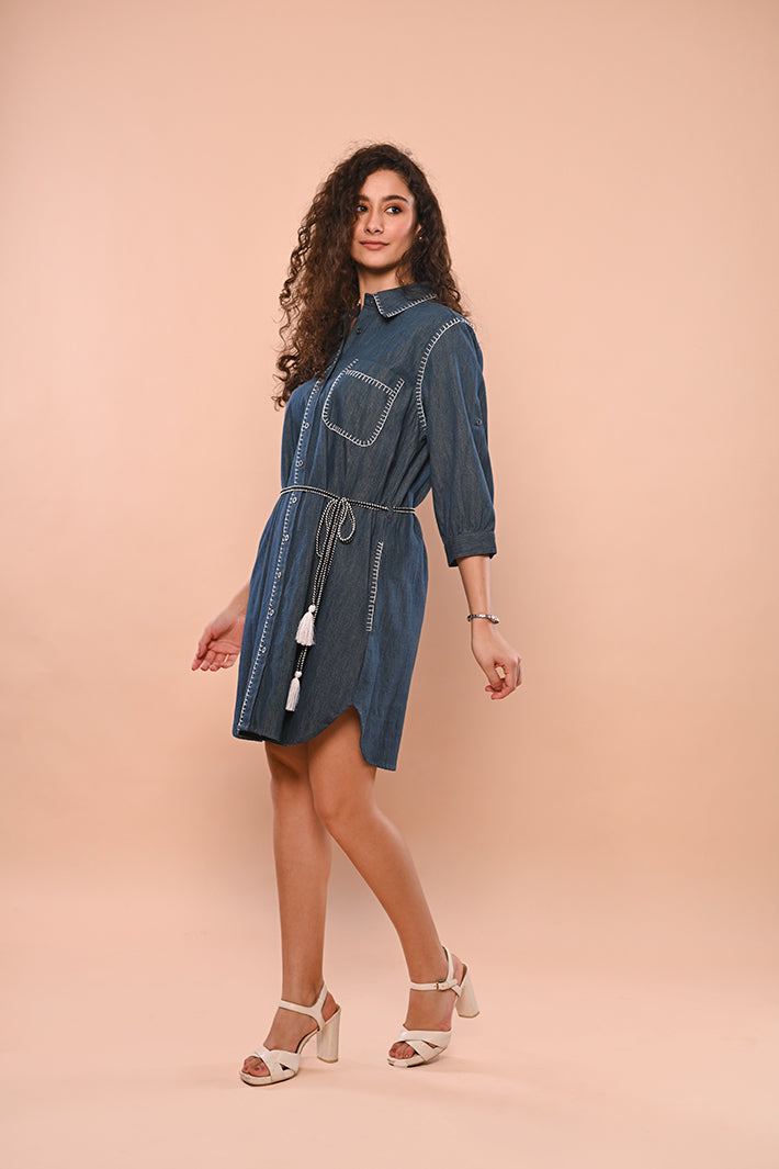 Denim Shirt Dress