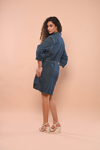 Denim Shirt Dress