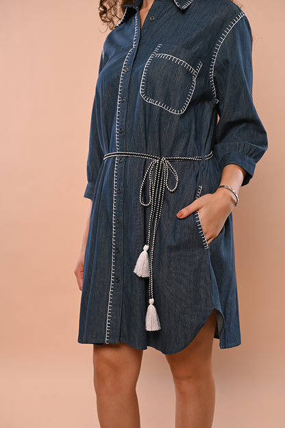Denim Shirt Dress
