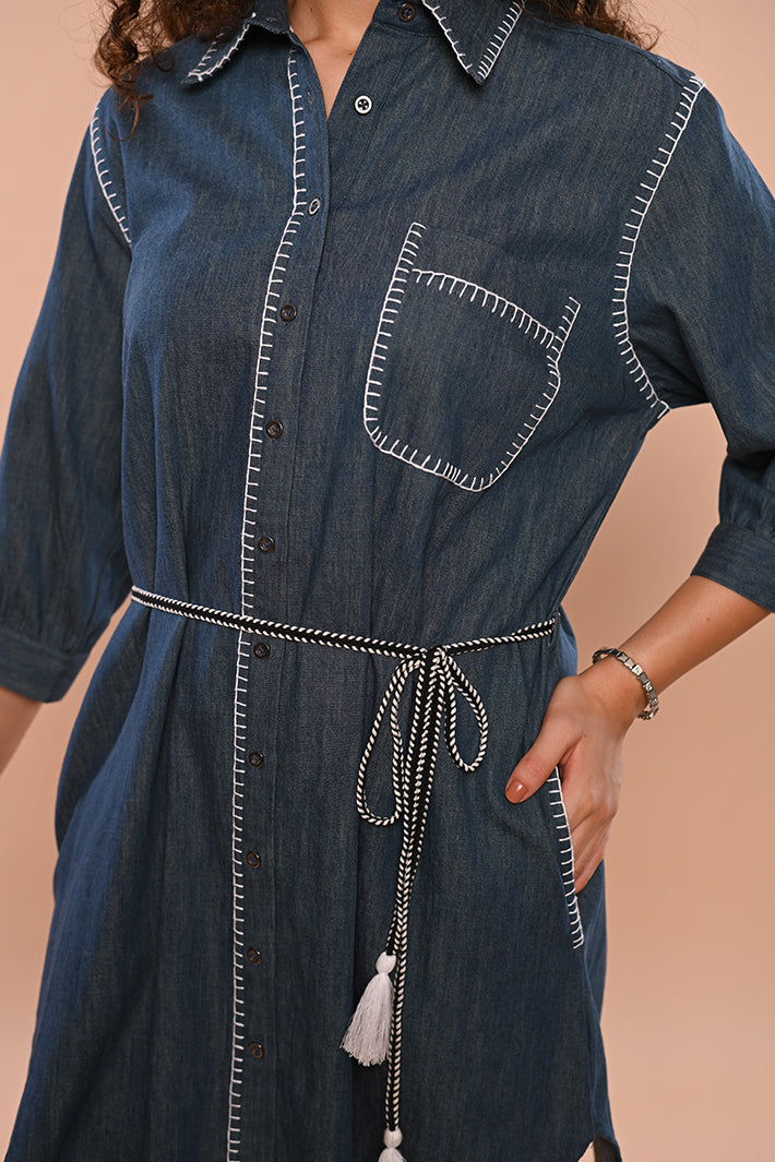 Denim Shirt Dress