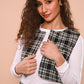 Black & White Check Flannel Set