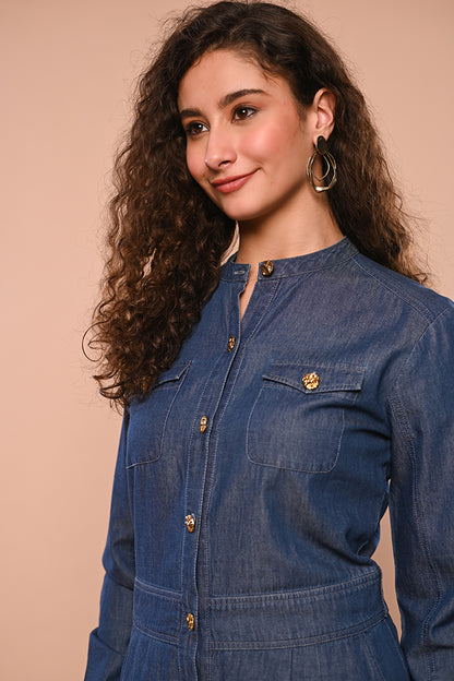 Long Denim Dress