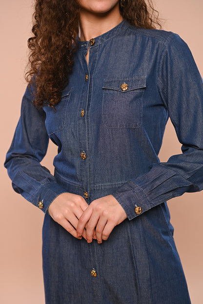 Long Denim Dress