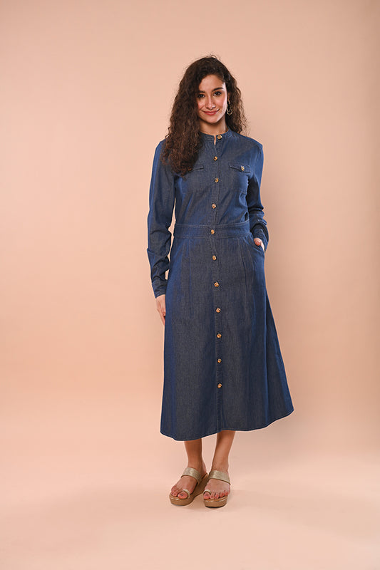 Long Denim Dress