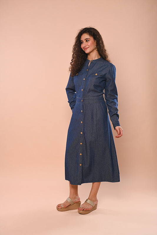 Long Denim Dress