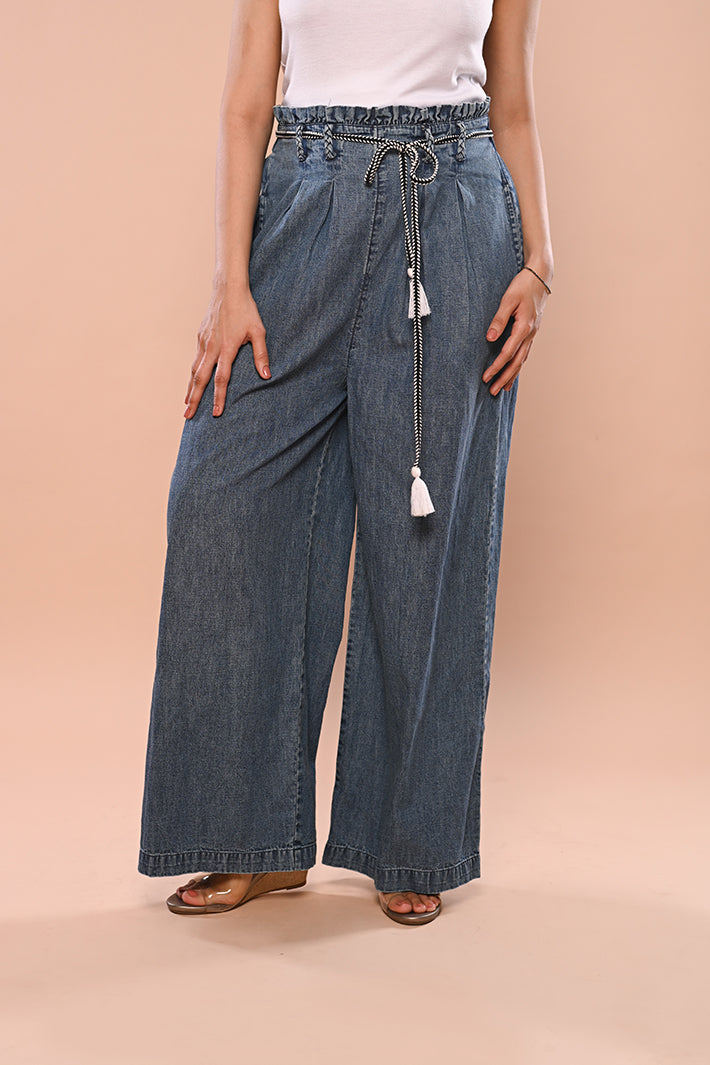 Denim Dori Wide Pants