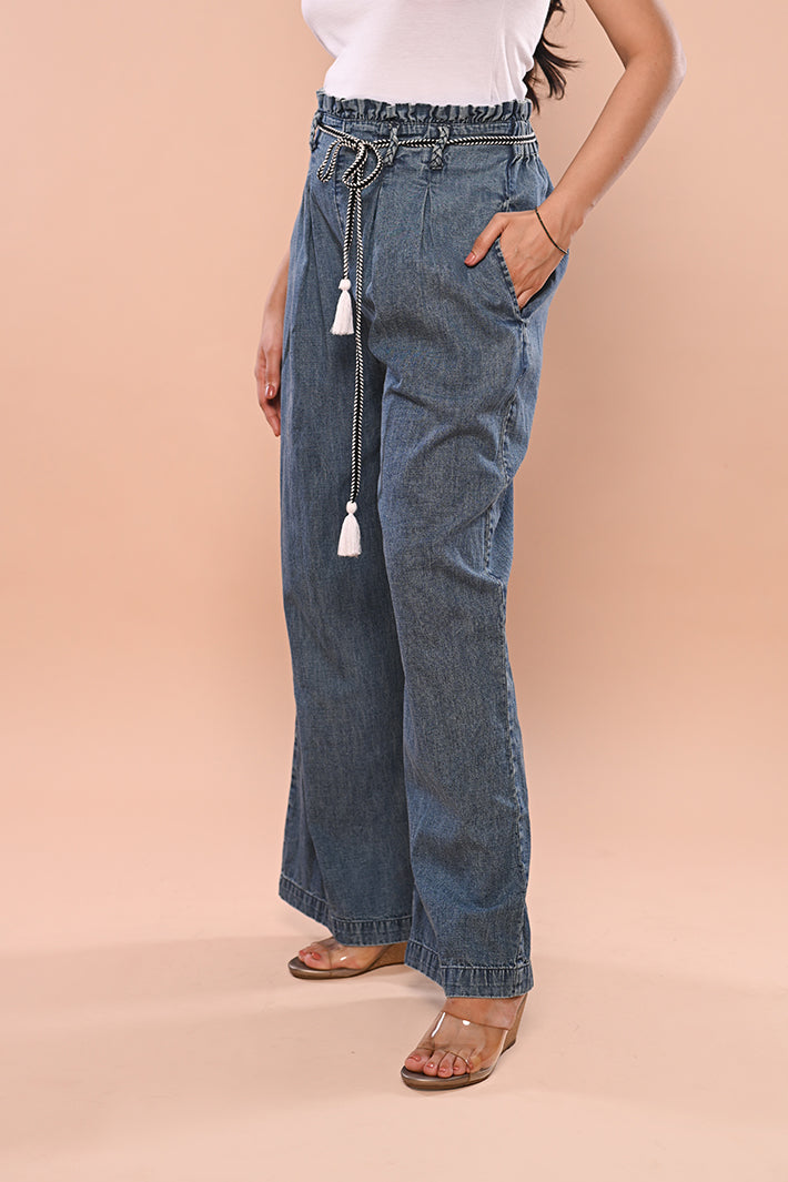 Denim Dori Wide Pants