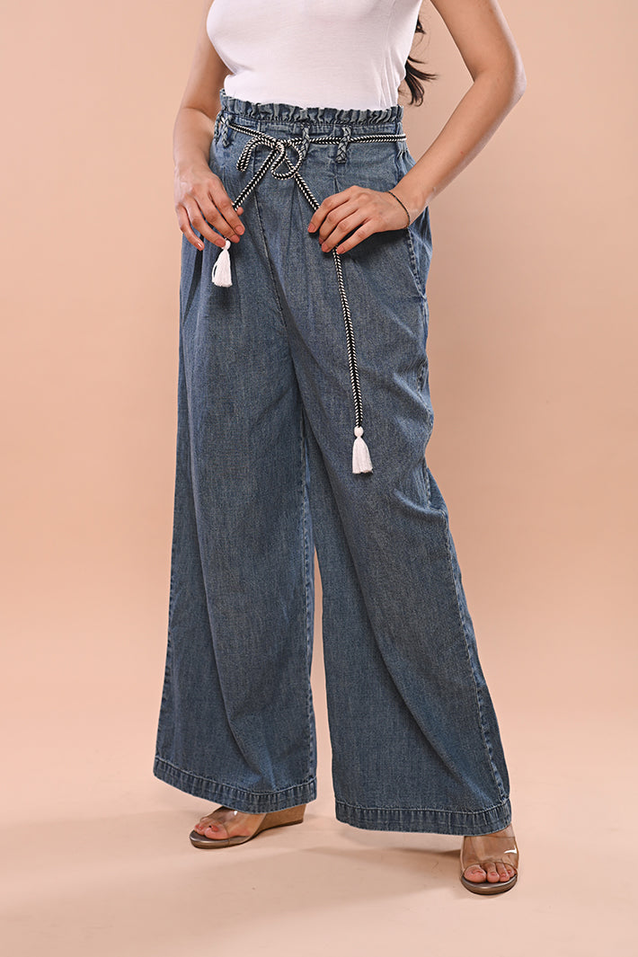 Denim Dori Wide Pants