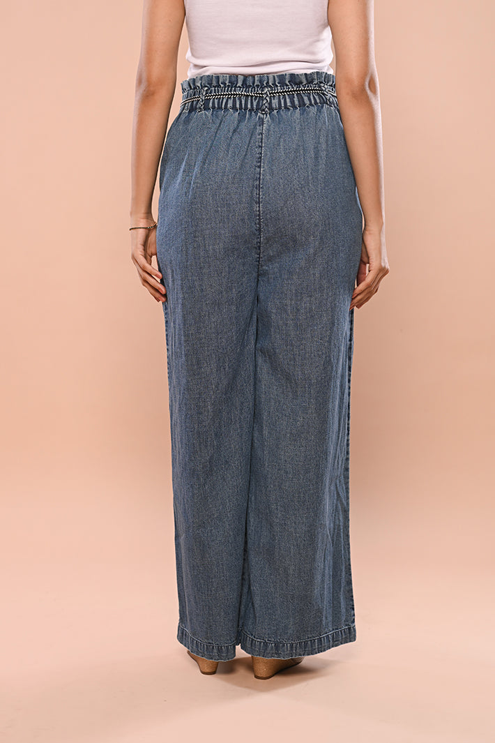 Denim Dori Wide Pants