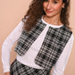 Black & White Check Flannel Set