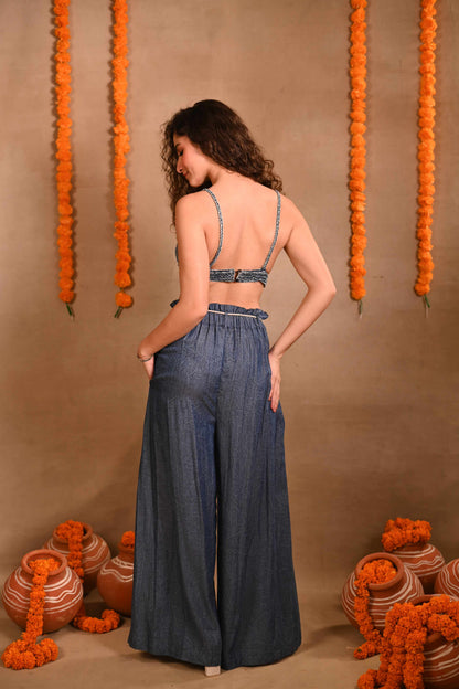 Denim Studs Bralette