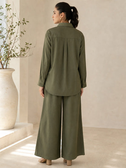 Olive Applique Lotus Set