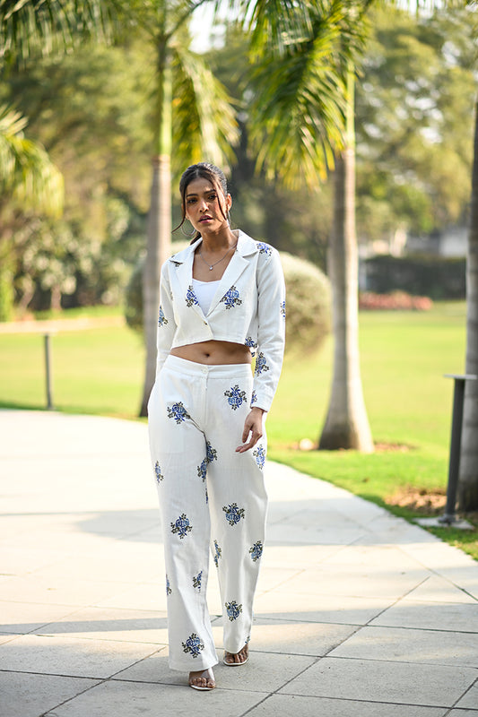 Blue Rose Co-ord Set