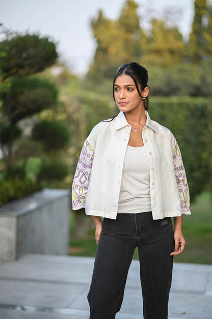 White Butterfly Shacket