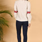 The Red Ziz-Zag Top