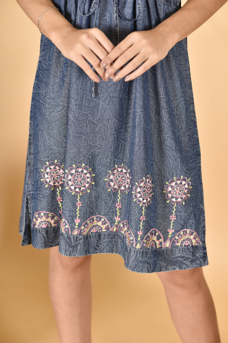 Mandala Blue Dress