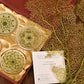 Green coaster set