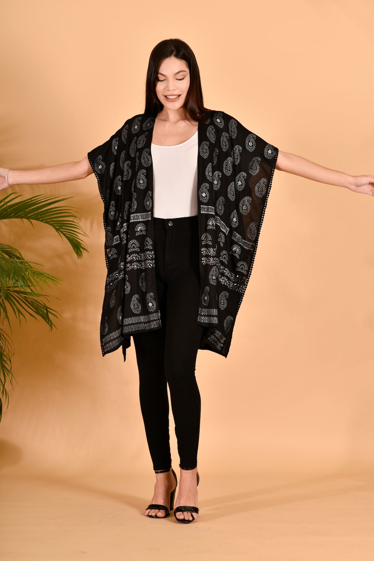 Black Glory Kaftan Jacket