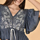 Floral Denim Dress