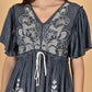 Floral Denim Dress