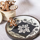 White Square Mandala Wooden Tray