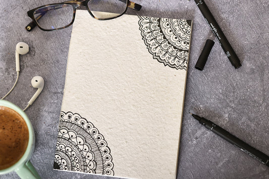 White Mandala notebook