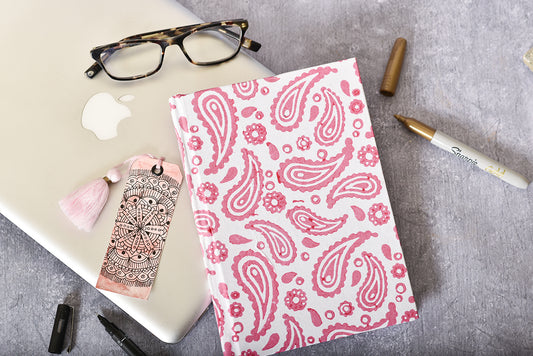 Pink Paisley Notebook