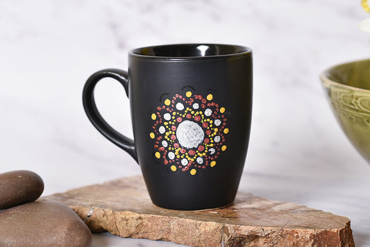 Orange Glow Mandala Mug